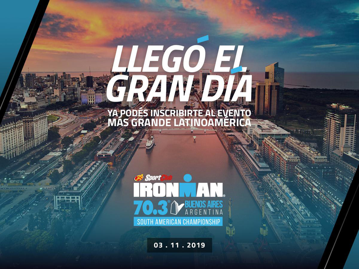 Comenzó el proceso de inscripción del Ironman 70.3 Buenos Aires www